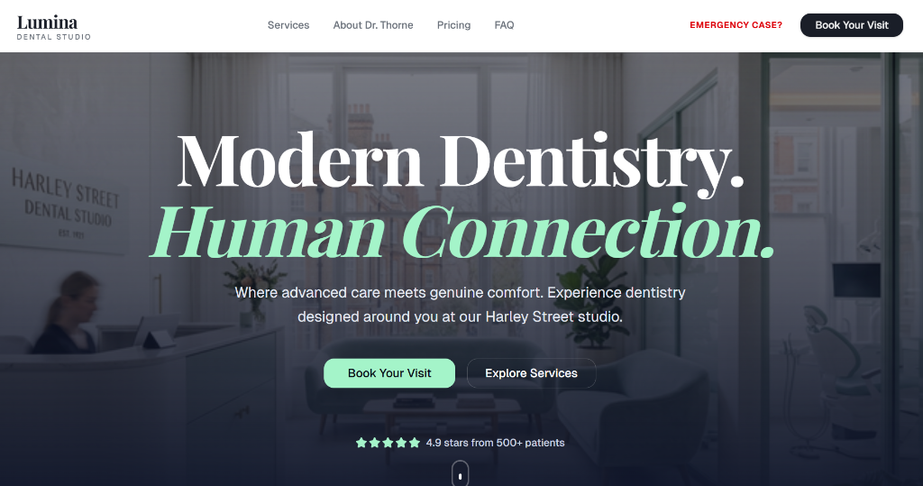 Demo Website Preview